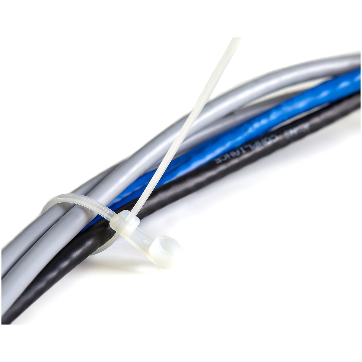 STARTECH .com cable tie Releasable cable tie Nylon White 100 pc(s) (CBMZTS10N8) - Cartouches Certifiees