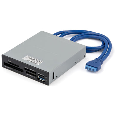 STARTECH .com card reader IDC Black, Metallic (35FCREADBU3) - Cartouches Certifiees