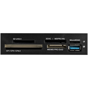 STARTECH .com card reader IDC Black, Metallic (35FCREADBU3) - Cartouches Certifiees