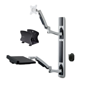 STARTECH .com desktop sit-stand workplace (2PASTSC-WALL-MOUNT) - Cartouches Certifiees
