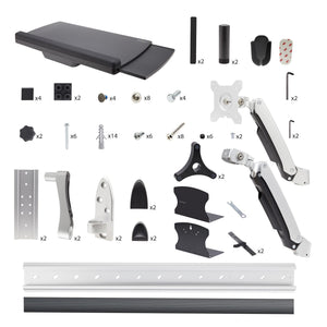STARTECH .com desktop sit-stand workplace (2PASTSC-WALL-MOUNT) - Cartouches Certifiees