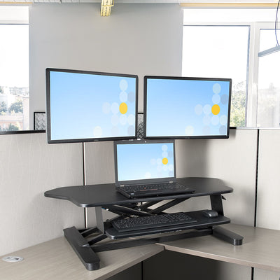STARTECH .com desktop sit-stand workplace (ARMSTSCORNR) - Cartouches Certifiees