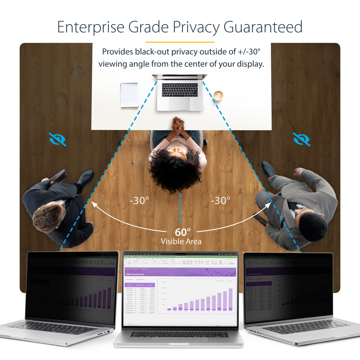 STARTECH .com display privacy filters 38,1 cm (15") Laptop Frameless display privacy filter (15MAM-PRIVACY-SCREEN) - Cartouches Certifiees