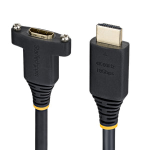STARTECH .com HDMI cable 1,8 m HDMI Type A (Standard) Black (HDMI2PNLFM-180CM) - Cartouches Certifiees