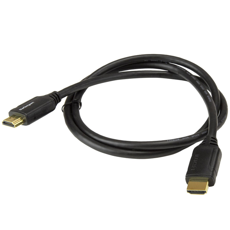 STARTECH .com HDMI cable 1 m HDMI Type A (Standard) Black (HDMM1MP) - Cartouches Certifiees