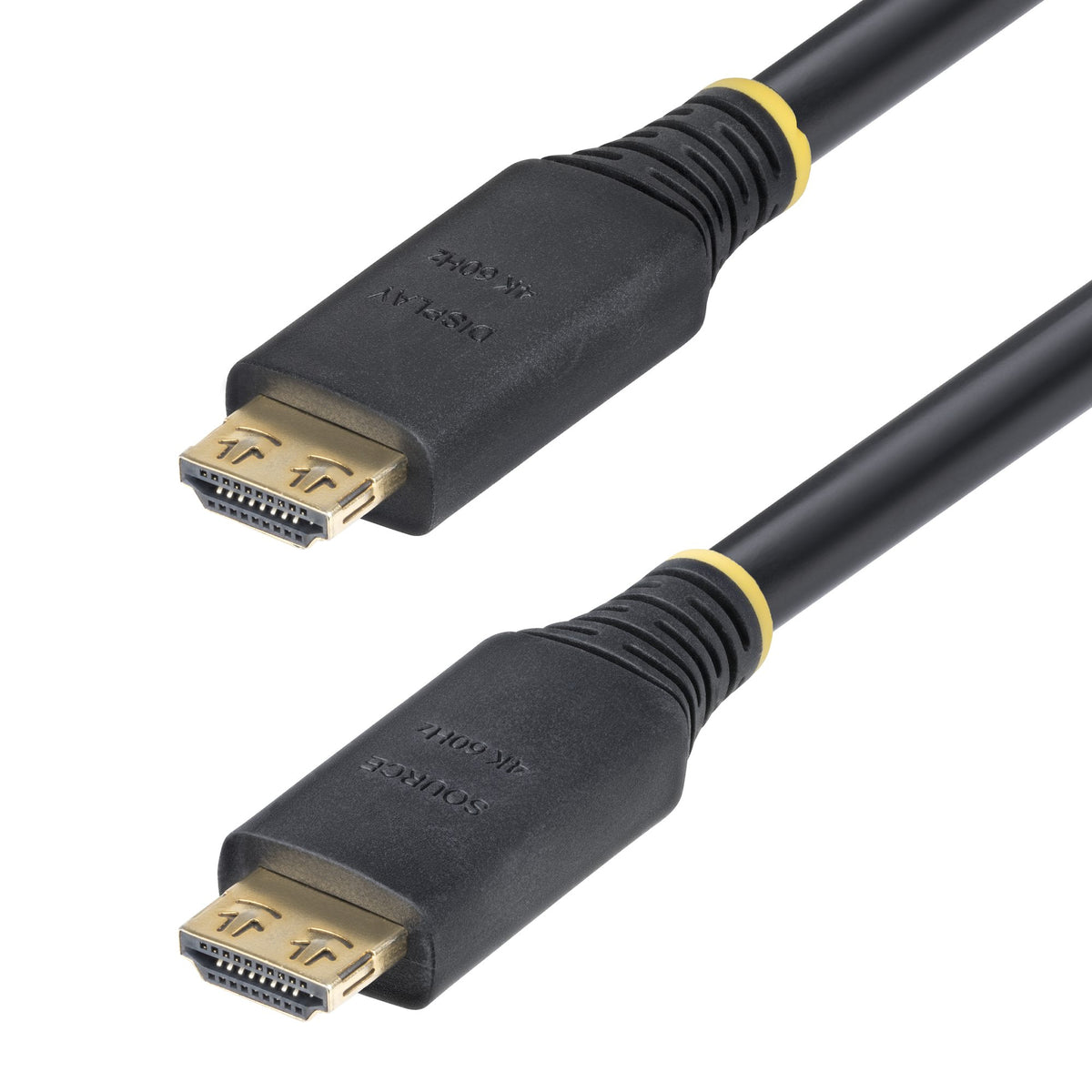STARTECH .com HDMI cable 15,2 m HDMI Type A (Standard) Black (HDMI2-CABLE-GRIP-50F) - Cartouches Certifiees