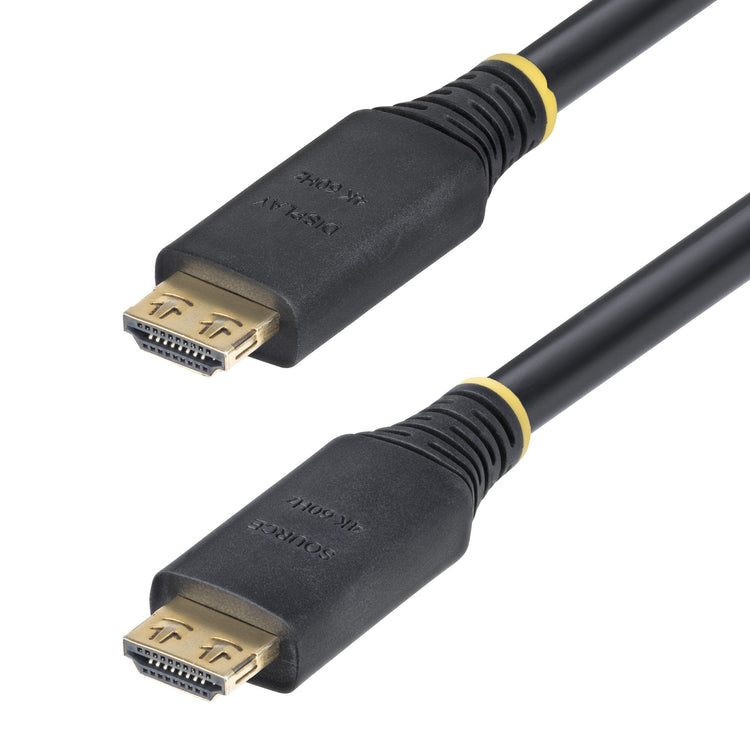 STARTECH .com HDMI cable 15,2 m HDMI Type A (Standard) Black (HDMI2-CABLE-GRIP-50F) - Cartouches Certifiees
