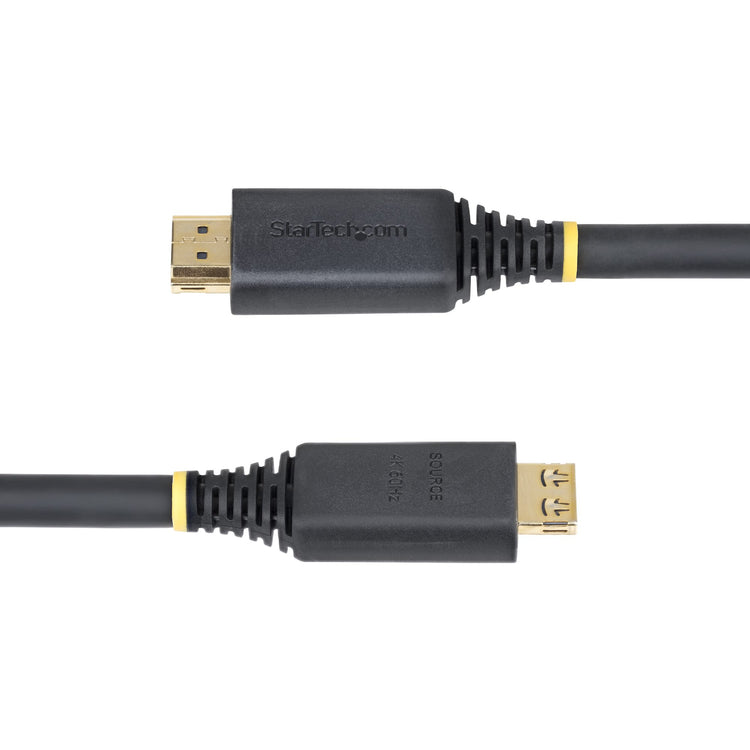 STARTECH .com HDMI cable 15,2 m HDMI Type A (Standard) Black (HDMI2-CABLE-GRIP-50F) - Cartouches Certifiees
