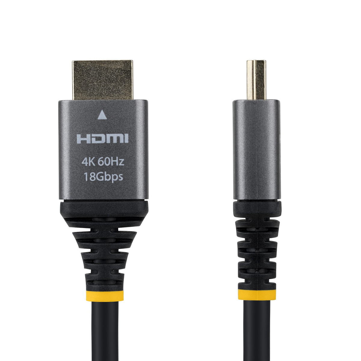 STARTECH .com HDMI cable 2,4 m HDMI Type A (Standard) Black, Silver (HDMMV8F) - Cartouches Certifiees