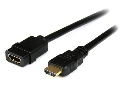 STARTECH .com HDMI cable 2 m HDMI Type A (Standard) Black (HDEXT2M) - Cartouches Certifiees