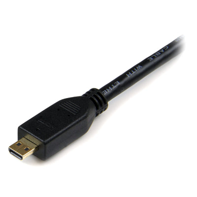 STARTECH .com HDMI cable 3 m HDMI Type A (Standard) HDMI Type D (Micro) Black (HDADMM3M) - Cartouches Certifiees