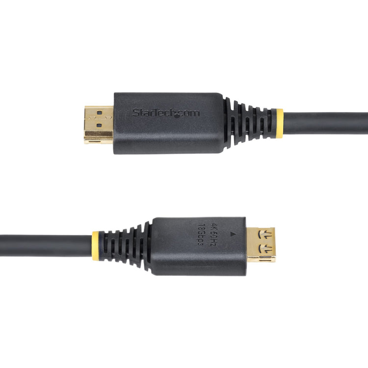 STARTECH .com HDMI cable 4,5 m HDMI Type A (Standard) Black (HDMI2-CABLE-GRIP-15F) - Cartouches Certifiees