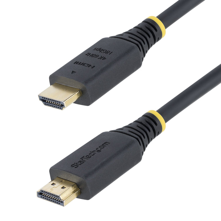 STARTECH .com HDMI cable HDMI Type A (Standard) Black (HDMI2-CABLE-4K60-2M) - Cartouches Certifiees