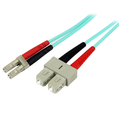 STARTECH .com InfiniBand/fibre optic cable 10 m LC SC Turquoise (A50FBLCSC10) - Cartouches Certifiees