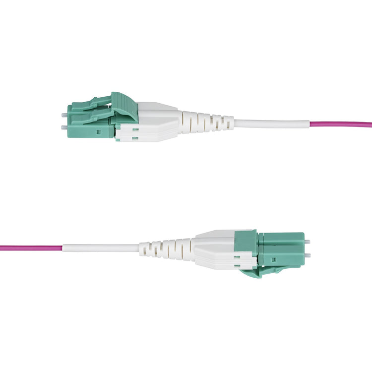 STARTECH .com InfiniBand/fibre optic cable 15 m LC OFNR Violet (OM4RLCLC15M) - Cartouches Certifiees