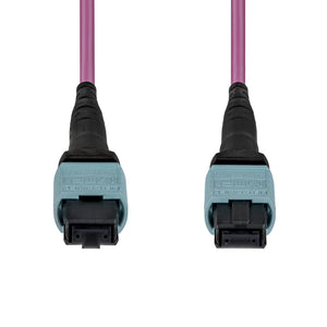 STARTECH .com InfiniBand/fibre optic cable 7 m MPO/MTP Violet (OM4MTP12BOFNP7M) - Cartouches Certifiees