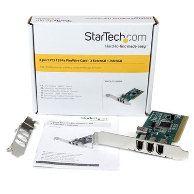 STARTECH .com interface cards/adapter Internal IEEE 1394/Firewire (PCI1394MP) - Cartouches Certifiees