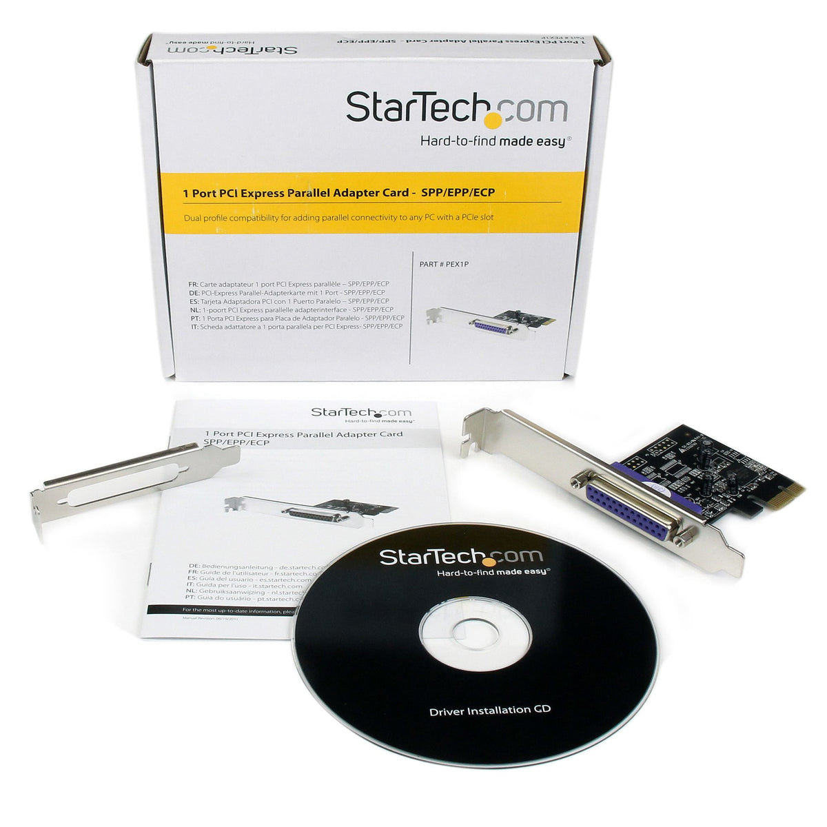 STARTECH .com interface cards/adapter Internal Parallel (PEX1P2) - Cartouches Certifiees