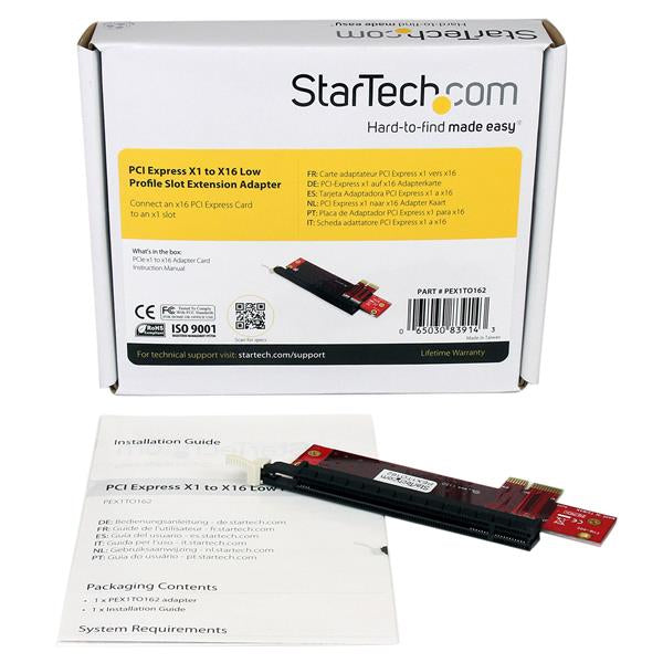 STARTECH .com interface cards/adapter Internal PCIe (PEX1TO162) - Cartouches Certifiees