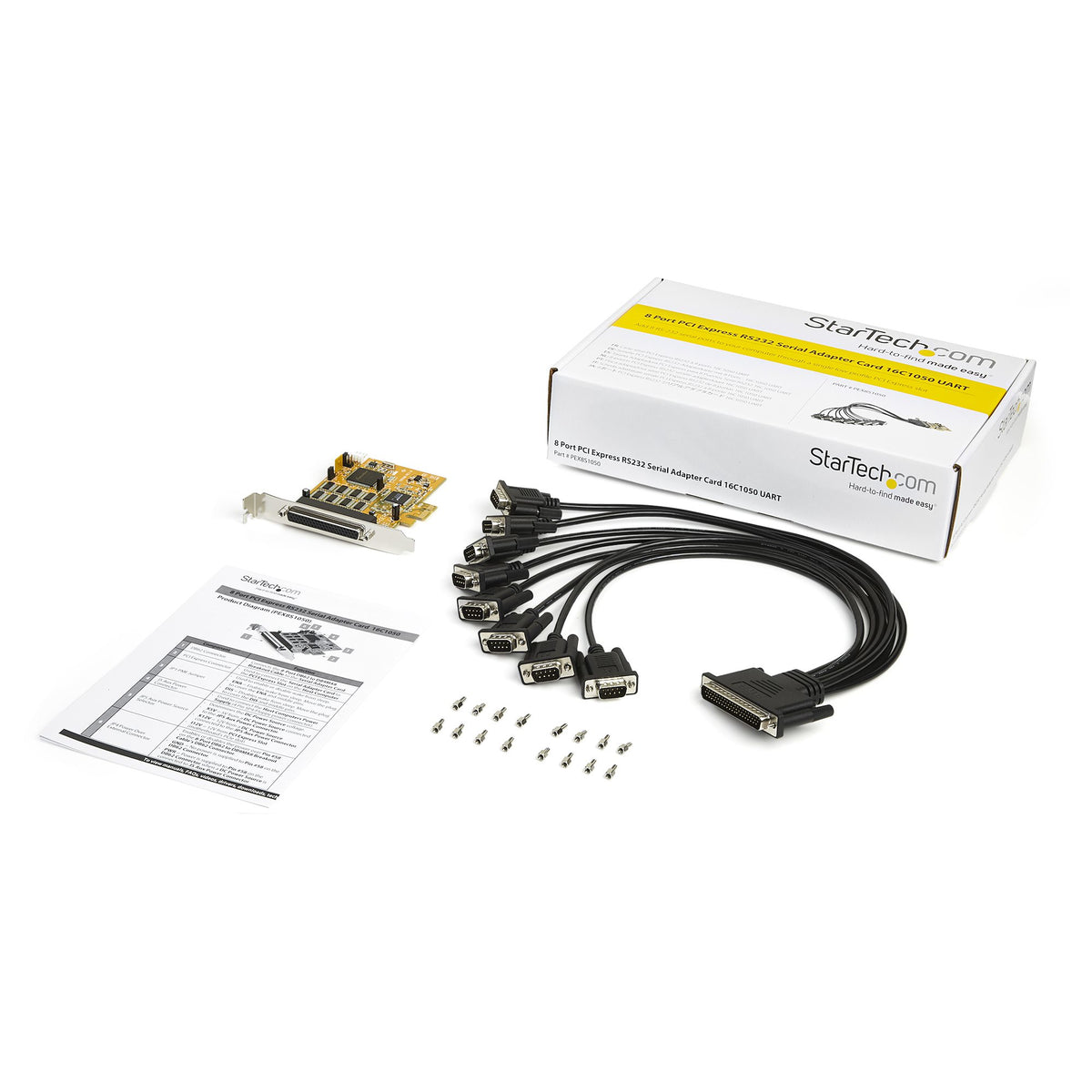 STARTECH .com interface cards/adapter Internal Serial (PEX8S1050) - Cartouches Certifiees