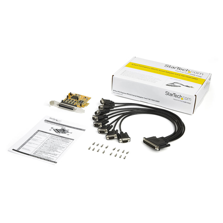 STARTECH .com interface cards/adapter Internal Serial (PEX8S1050) - Cartouches Certifiees