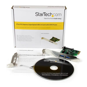STARTECH .com interface cards/adapter Internal USB 3.2 Gen 1 (3.1 Gen 1) (PEXUSB3S24) - Cartouches Certifiees