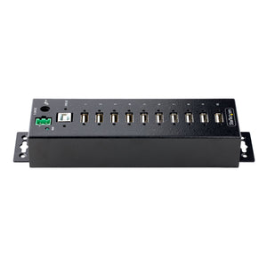 STARTECH .com interface hub USB 2.0 Type-B 480 Mbit/s Black (USB210AIND-USB-A-HUB) - Cartouches Certifiees