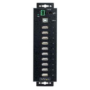STARTECH .com interface hub USB 2.0 Type-B 480 Mbit/s Black (USB210AIND-USB-A-HUB) - Cartouches Certifiees