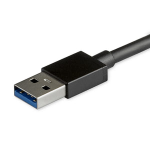 STARTECH .com interface hub USB 3.2 Gen 1 (3.1 Gen 1) Type-A 5000 Mbit/s Black (HB30A4AIB) - Cartouches Certifiees