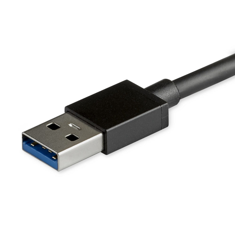STARTECH .com interface hub USB 3.2 Gen 1 (3.1 Gen 1) Type-A 5000 Mbit/s Black (HB30A4AIB) - Cartouches Certifiees