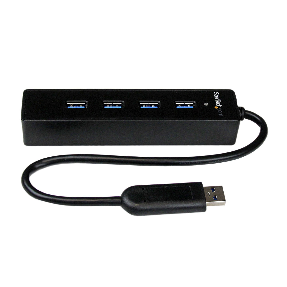 STARTECH .com interface hub USB 3.2 Gen 1 (3.1 Gen 1) Type-A 5000 Mbit/s Black (ST4300PBU3) - Cartouches Certifiees
