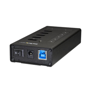 STARTECH .com interface hub USB 3.2 Gen 1 (3.1 Gen 1) Type-B 5000 Mbit/s Black (HB30C5A2CST) - Cartouches Certifiees