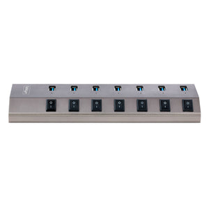STARTECH .com interface hub USB 3.2 Gen 1 (3.1 Gen 1) Type-B 5000 Mbit/s Grey (5G7AIBS-USB-HUB-NA) - Cartouches Certifiees
