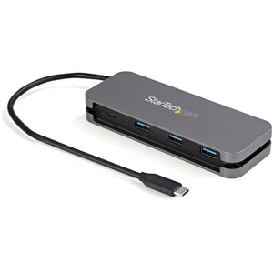 STARTECH .com interface hub USB 3.2 Gen 1 (3.1 Gen 1) Type-C 5000 Mbit/s Black, Grey (HB30CM3A1CB) - Cartouches Certifiees