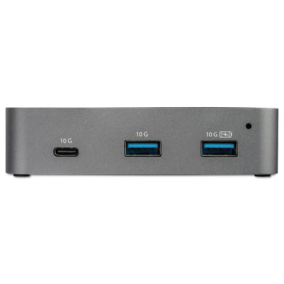 STARTECH .com interface hub USB 3.2 Gen 2 (3.1 Gen 2) Type-C 10000 Mbit/s Black, Grey (HB31C2A1CGS) - Cartouches Certifiees