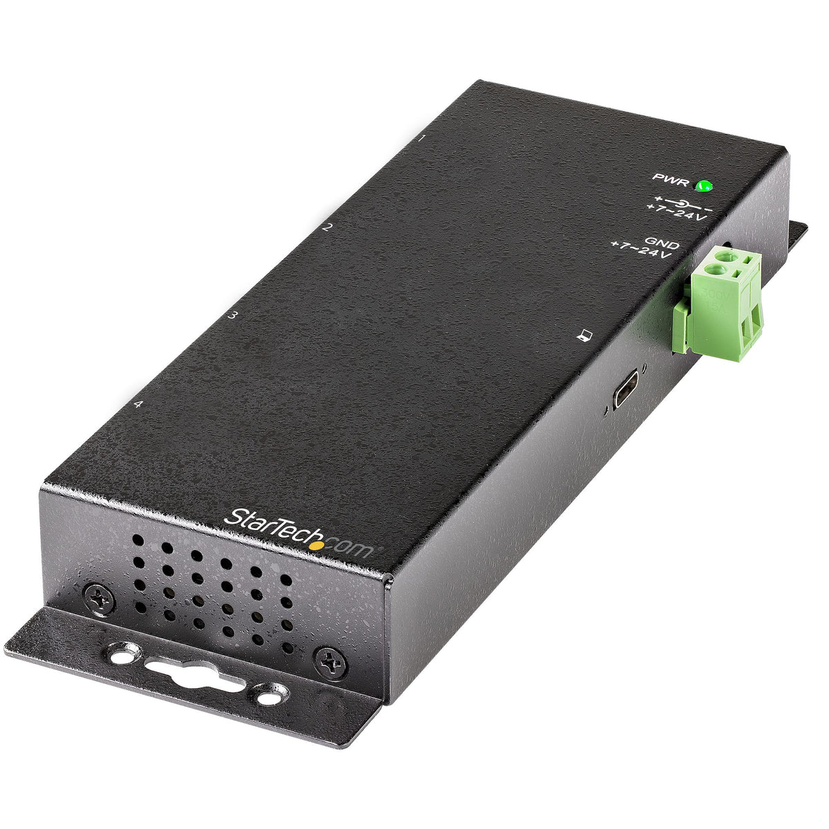 STARTECH .com interface hub USB 3.2 Gen 2 (3.1 Gen 2) Type-C 10000 Mbit/s Black (HB31C2A2CME) - Cartouches Certifiees