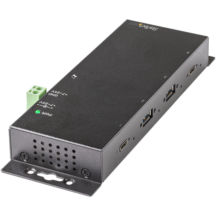 STARTECH .com interface hub USB 3.2 Gen 2 (3.1 Gen 2) Type-C 10000 Mbit/s Black (HB31C2A2CME) - Cartouches Certifiees