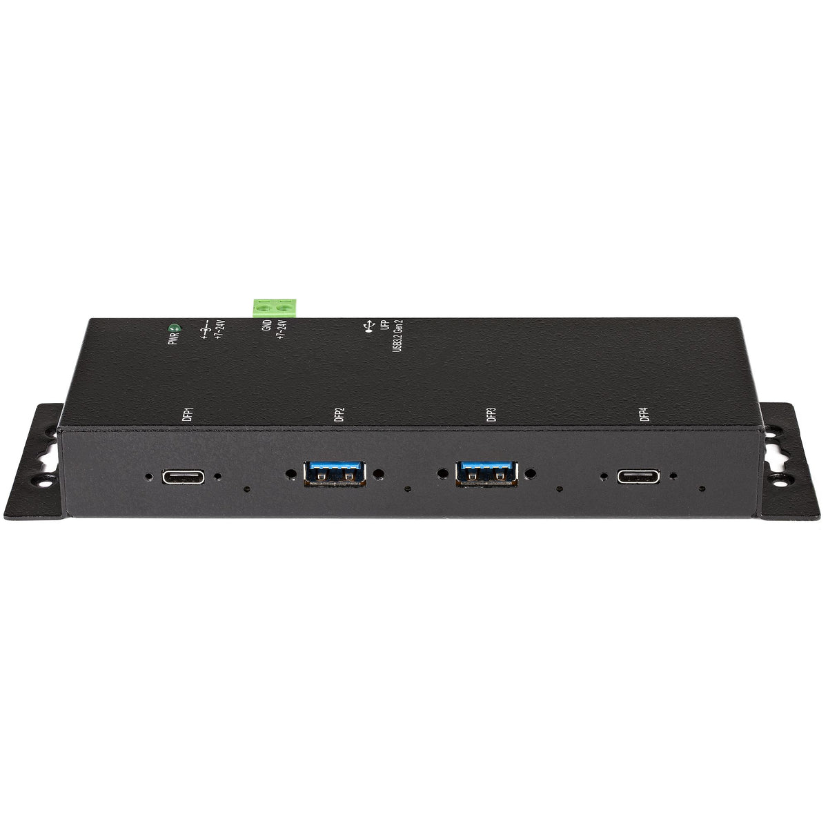 STARTECH .com interface hub USB 3.2 Gen 2 (3.1 Gen 2) Type-C 10000 Mbit/s Black (HB31C2A2CME) - Cartouches Certifiees