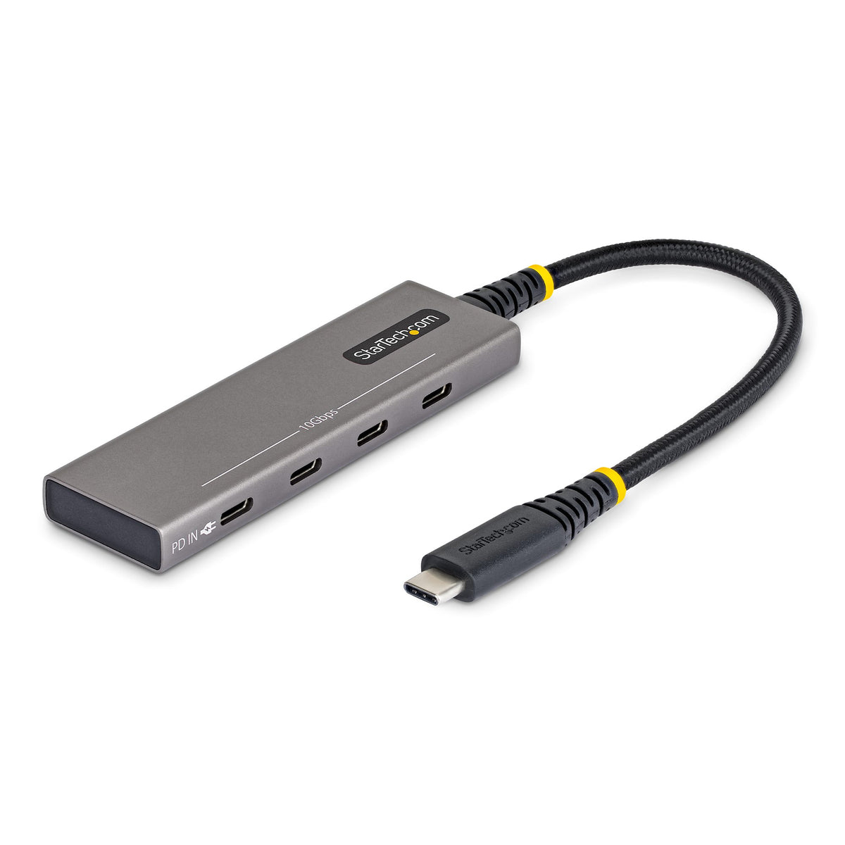 STARTECH .com interface hub USB 3.2 Gen 2 (3.1 Gen 2) Type-C 10000 Mbit/s Grey (309B-USBC-HUB) - Cartouches Certifiees