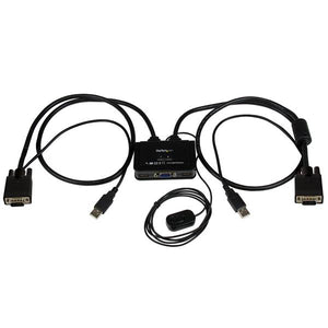 STARTECH .com KVM switch Black (SV211USB) - Cartouches Certifiees
