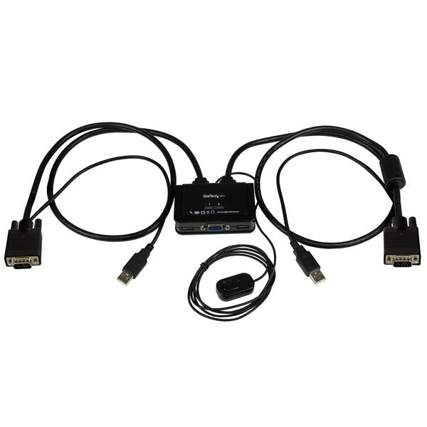STARTECH .com KVM switch Black (SV211USB) - Cartouches Certifiees
