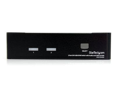 STARTECH .com KVM switch Black (SV231DVIUA) - Cartouches Certifiees