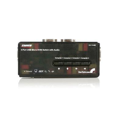 STARTECH .com KVM switch Black (SV411KUSB) - Cartouches Certifiees