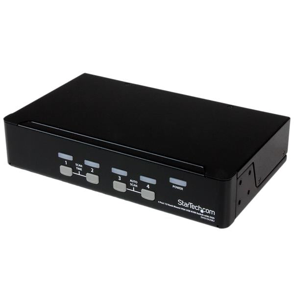 STARTECH .com KVM switch Rack mounting Black (SV431DUSBU) - Cartouches Certifiees