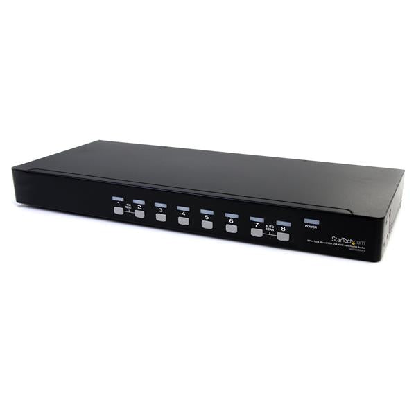 STARTECH .com KVM switch Rack mounting Black (SV831DUSBAU) - Cartouches Certifiees