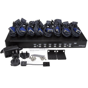STARTECH .com KVM switch Rack mounting Black (SV831DUSBUK) - Cartouches Certifiees
