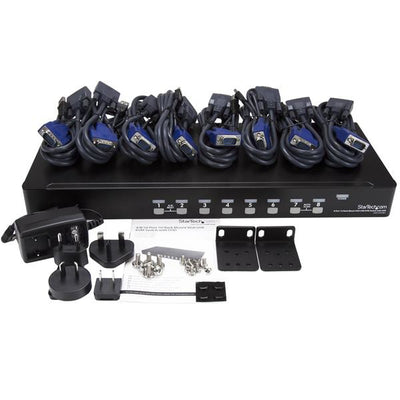 STARTECH .com KVM switch Rack mounting Black (SV831DUSBUK) - Cartouches Certifiees