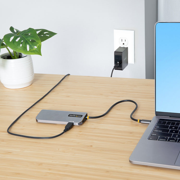 STARTECH .com laptop dock/port replicator Wired USB 3.2 Gen 1 (3.1 Gen 1) Type-C Grey (127B-USBC-MULTIPORT) - Cartouches Certifiees