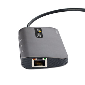 STARTECH .com laptop dock/port replicator Wired USB 3.2 Gen 1 (3.1 Gen 1) Type-C Grey (127B-USBC-MULTIPORT) - Cartouches Certifiees