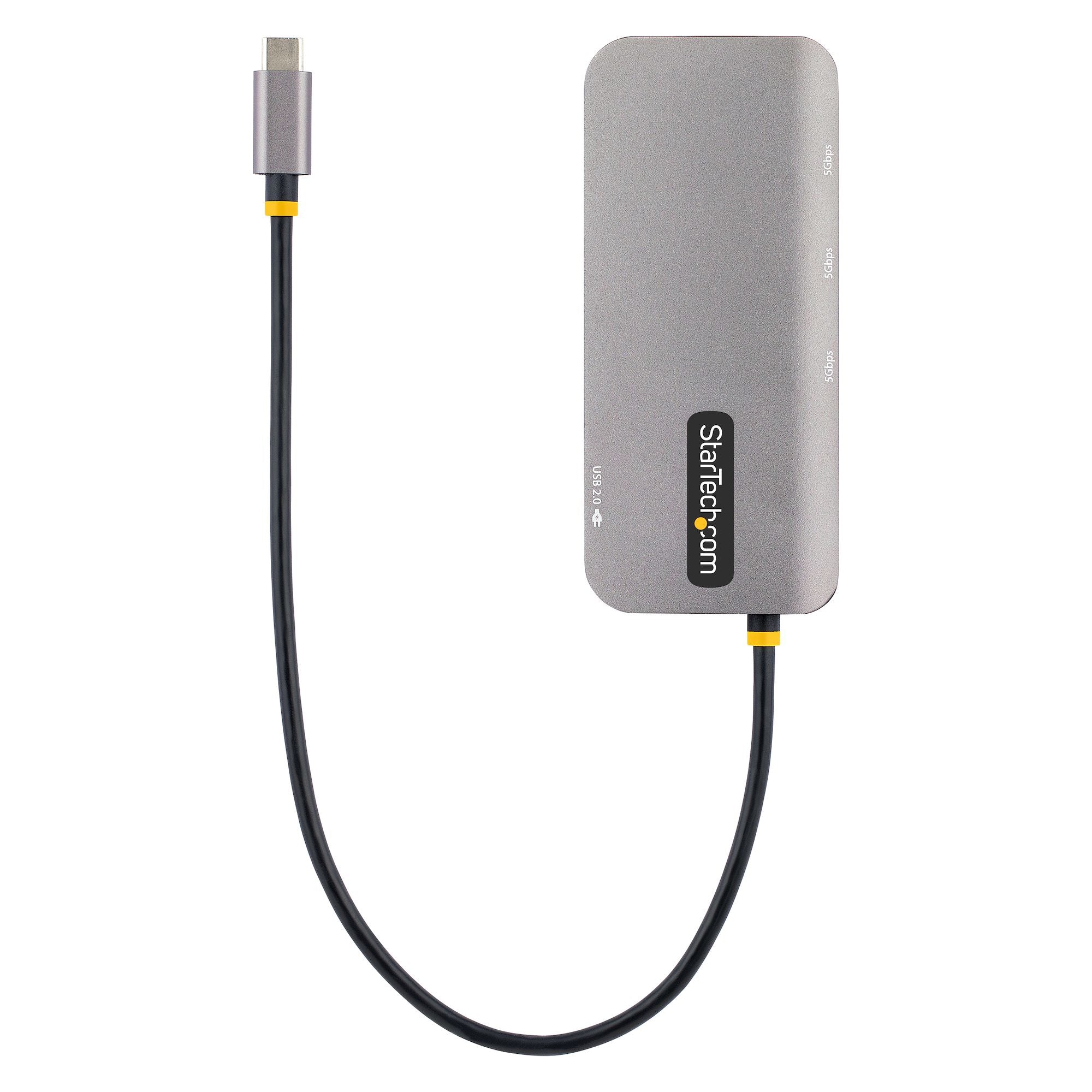 STARTECH .com laptop dock/port replicator Wired USB 3.2 Gen 1 (3.1 Gen 1) Type-C Grey (127B-USBC-MULTIPORT) - Cartouches Certifiees